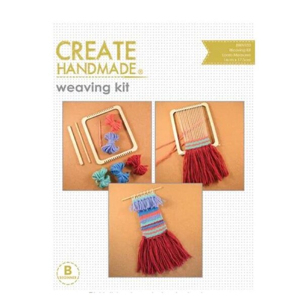Create Handmade Weaving Kit Wall Hanging 14x17.5cm