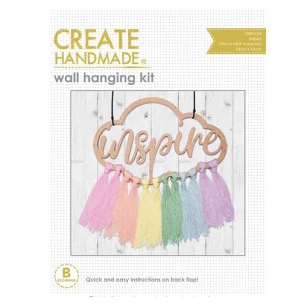 Create Handmade Wall Hanging Kit Inspire 24x16cm