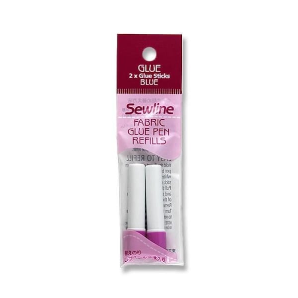 Sewline Glue Pen Stick REFILLS ONLY DUO for Sewing Embroidery and Patchwork New