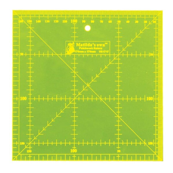 Quilting Patchwork Sewing Template Square 12.5"x12.5" Matilda's Own