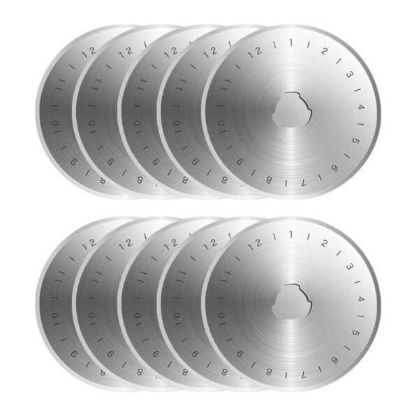 Sew Better Set 10 Rotary Cutting Blades 60mm Fits All Brands Olpha Clover Truecut Kai