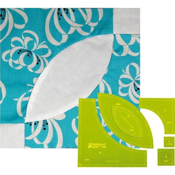 Quilting Patchwork Sewing Template Lovers Knot Set 8 and 4'' Matilda's Own