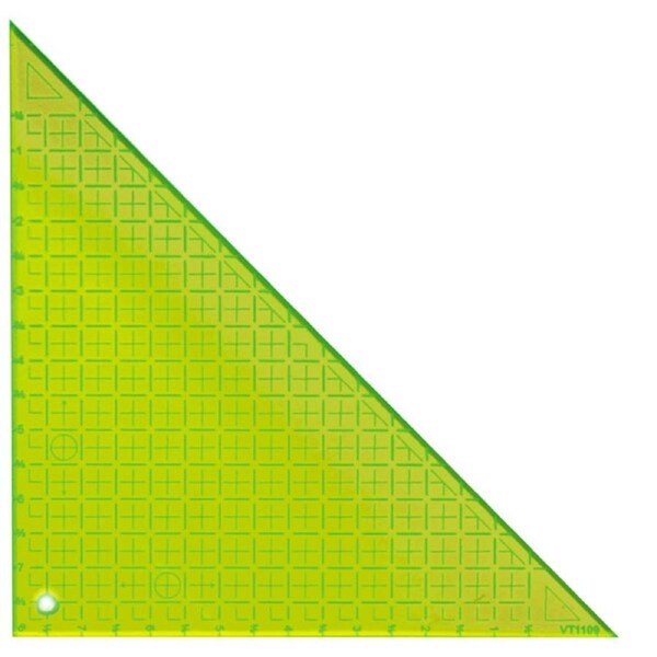 Quilting Patchwork Sewing Template 8'' 90Deg Triangle Matildas Own