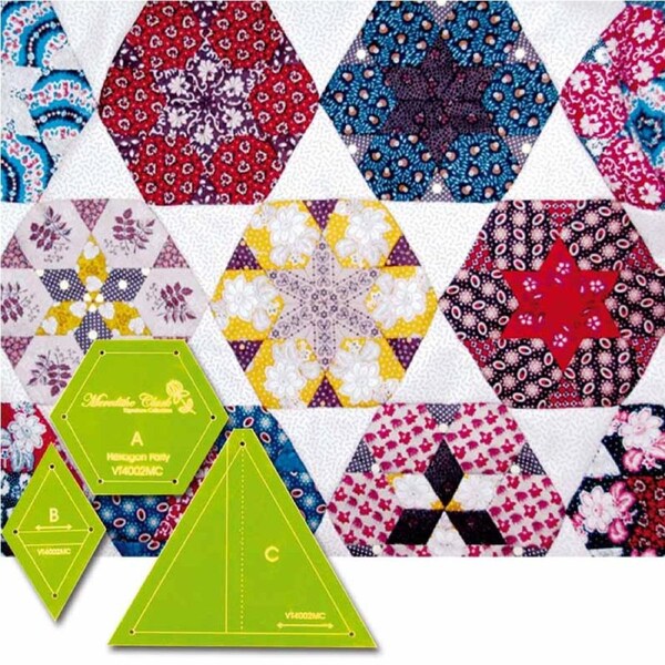 Quilting Patchwork Sewing Template Hexagon Party 8'' Matildas Own