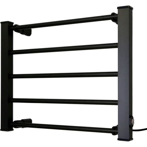 Pronti Heated Towel Rack Electric Bathroom Rails Warmer 90W Black