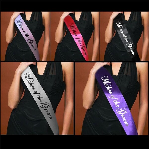 Hens night Bride to Be Bridesmaid Maid of Honour Sash - Pink Fancy Pink / MotherOfTheGroom
