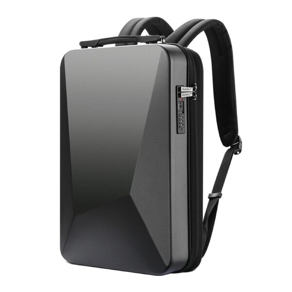 BOPAI Anti-Theft Smart 17" Laptop Backpack & USB Charging Luxury Leather Business Bag B93319