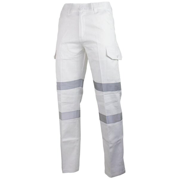 Tough Inc Cargo Pants Painter Night Worker Reflective Scotch Tape Workwear UV50+ 44" (112cm)
