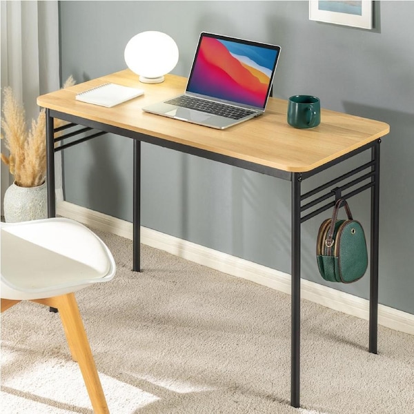 Zinus 100cm Metal Office Study Desk Computer Table Workstation Laptop Desk