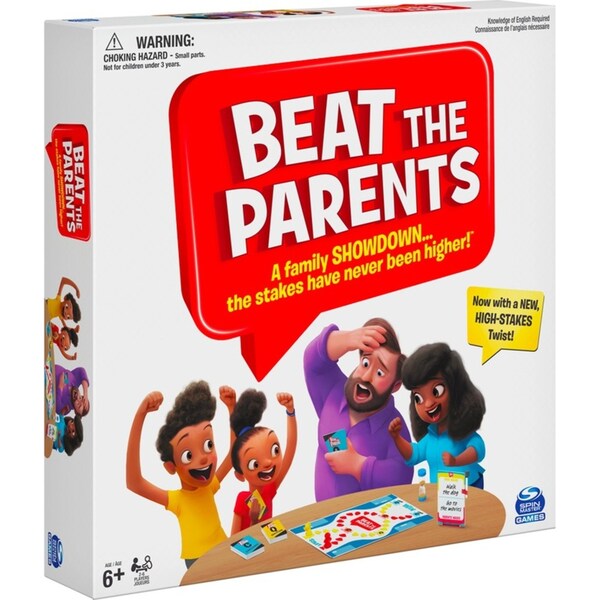 Beat The Parents Family/Kids/Children Multiplayer Fun Trivia Card Board Game 6+