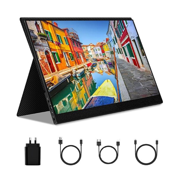 INTEHILL 500nit DCI-P3 100% QLED 15.6" FHD 1080P Ultra Slim PORTABLE MONITOR