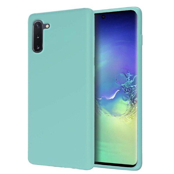 ZUSLAB Galaxy Note 10 & Note 10 5G Nano Silicone Case Shockproof Gel Rubber Bumper Protective Cover for Samsung - Mint Green