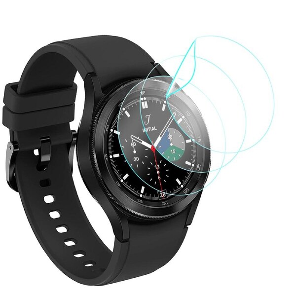 [3 Packs] ZUSLAB Galaxy Watch 4 Classic 46mm Screen Protector Smart Watch Transparent Soft Flexible TPU Protection Film HD Case Friendly