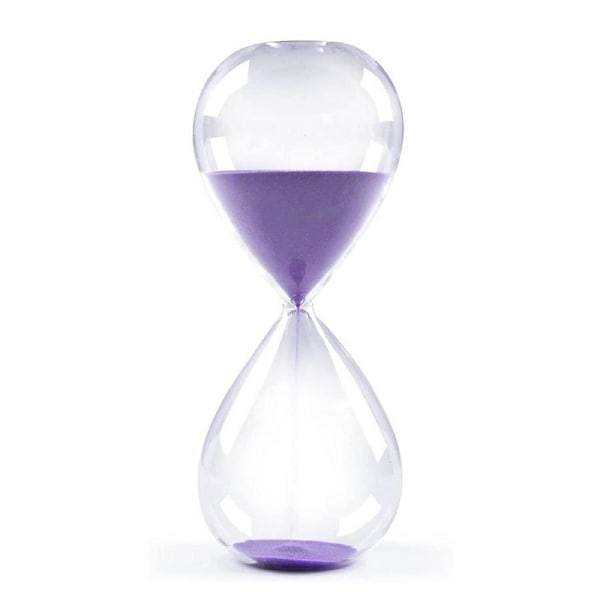Hourglass Sand Timer Purple Sand Timer In 30 Mins