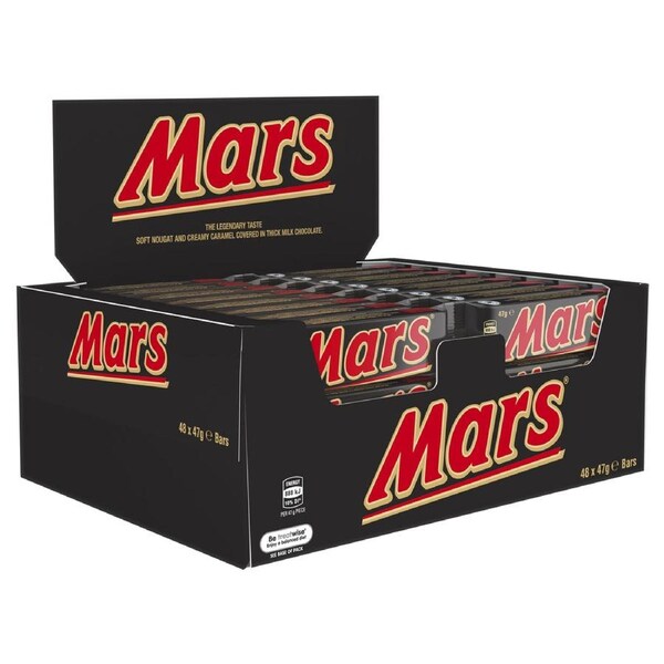Mars Chocolate Bars 50 x 47g