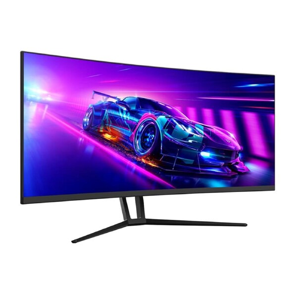 QSM 35" Curved UWQHD 21:9 Ultrawide 120Hz 6ms Gaming and Office Monitor (3440 × 1440)