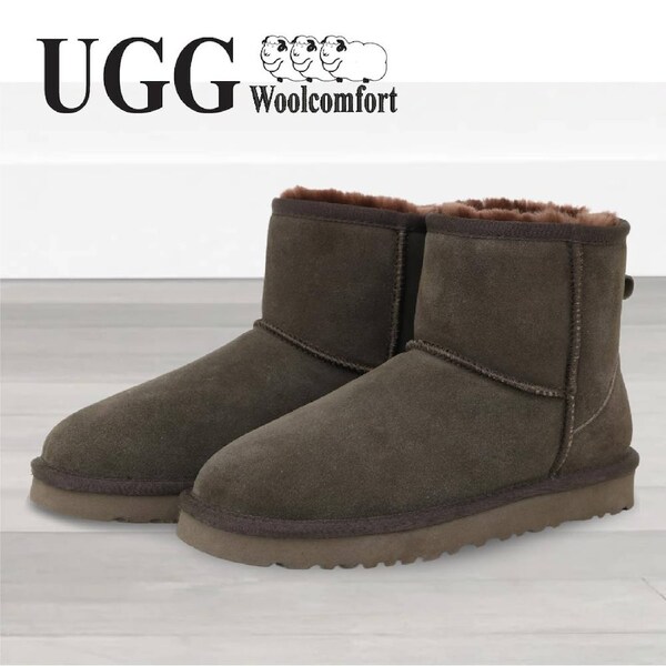 UGG Woolcomfort Classic Mini Boots Premium Australian Sheepskin in 6 Colors Chocolate / AU Womens Size 12/Mens Size 10/EU 43