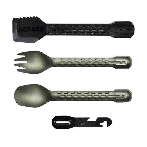 Gerber CompIEAT Green Cutlery Set