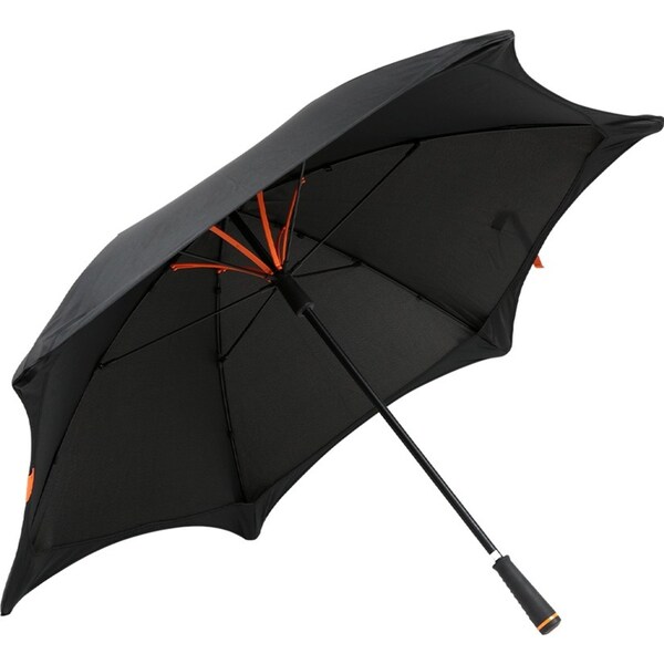Immortal 130cm UV/Windproof/Water Repellent Grip Handles Wide Umbrella Golf BLK