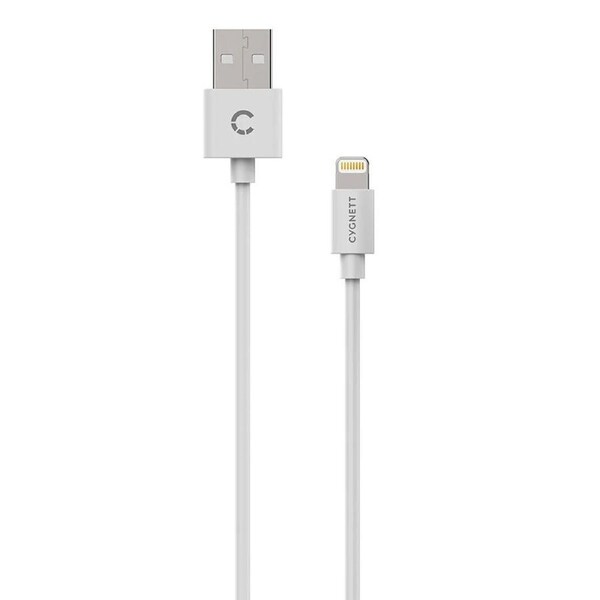 Cygnett Essentials Lightning MFI-Certified To USB-A Charging Cable 1m iPhone WHT