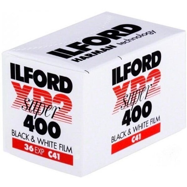 Ilford XP2 Super 400 ISO (C41) 35mm 36 Exposure - Black & White Negative Film