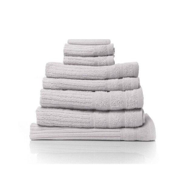 Royal Comfort Eden Egyptian Cotton 600GSM 8 Piece Luxury Bath Towels Set 8 Piece Holly