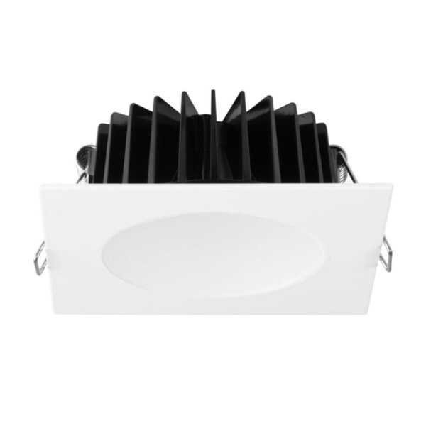 SAL ECOGEM Square 10W LED Dimmable Tri Colour Downlight White