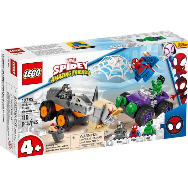 LEGO 10782 Hulk vs. Rhino Truck Showdown - Marvel Spidey 4+