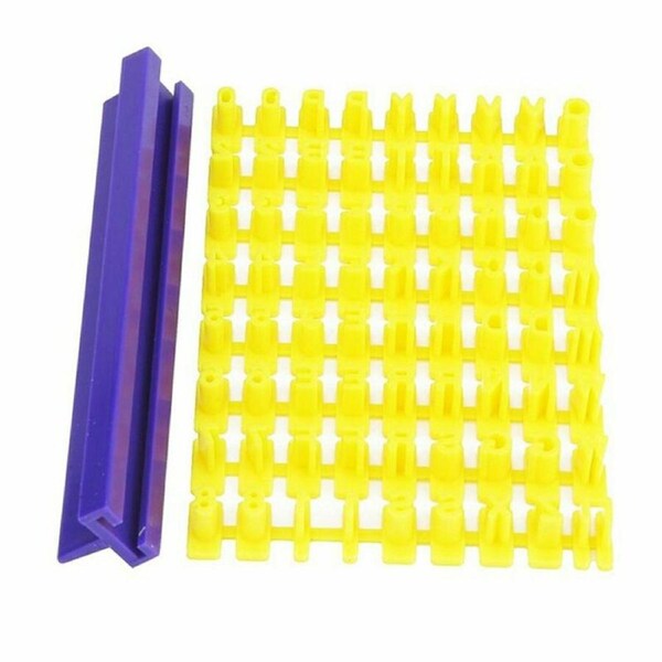 Fondant Cake Alphabet Letter Number Cookies Biscuit Stamp Embosser Mold Cutter