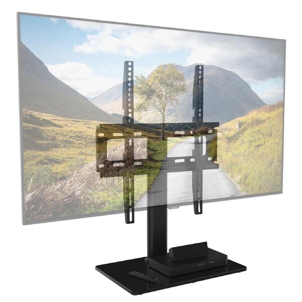Advwin TV Stand Mount Bracket 27"-55" LED LCD Universal Table Top Desktop