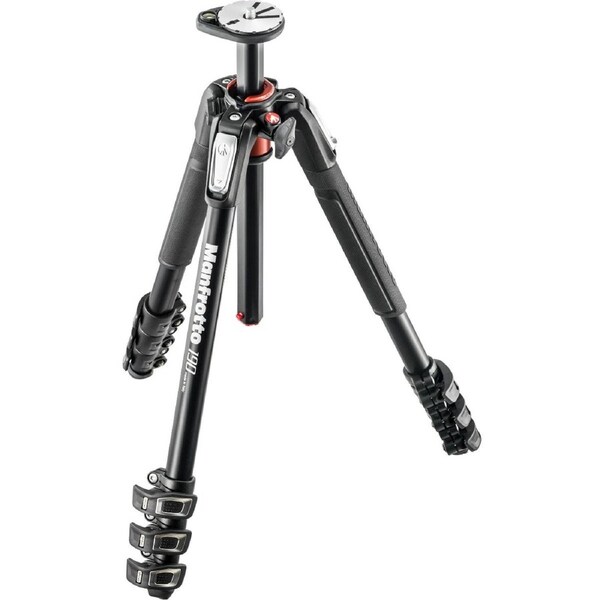 Manfrotto Aluminum 4 Section tripod - Black (legs only)