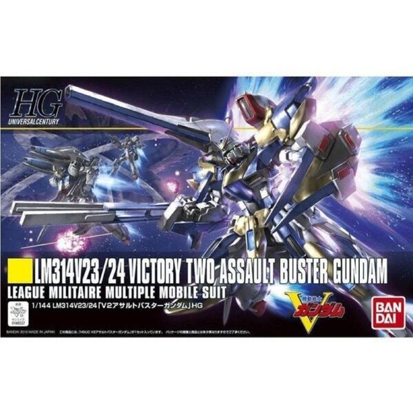 Bandai Gundam HGUC 1/144 LM314V23/24 Victory 2 Assault Buster Gundam Gunpla Plastic Model Kit