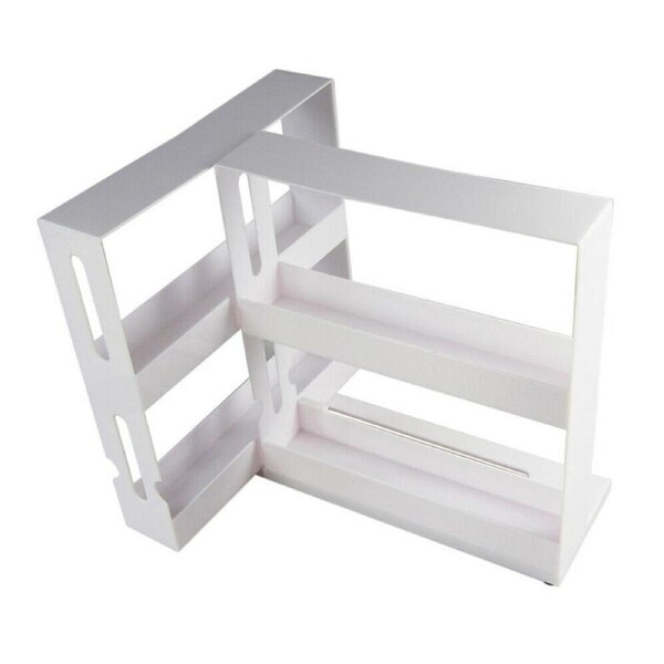 Slide Cabinet Organiser Rack Storage Pantry Kitchen Shelf Spice Jars Can Holder