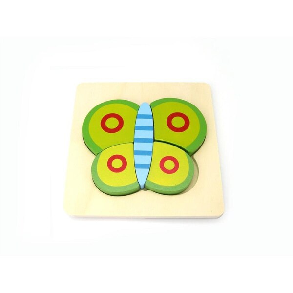 Kaper Kidz - Wooden Butterfly Chunky Puzzle