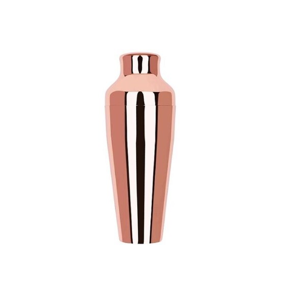 Zanzi 500ml Parisian Cocktail Shaker 2 Piece - Rose Gold