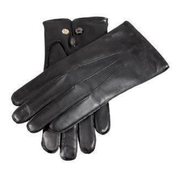 DENTS Mens Premium Kangaroo Leather Gloves Wool Lined Winter Gift - Black Large