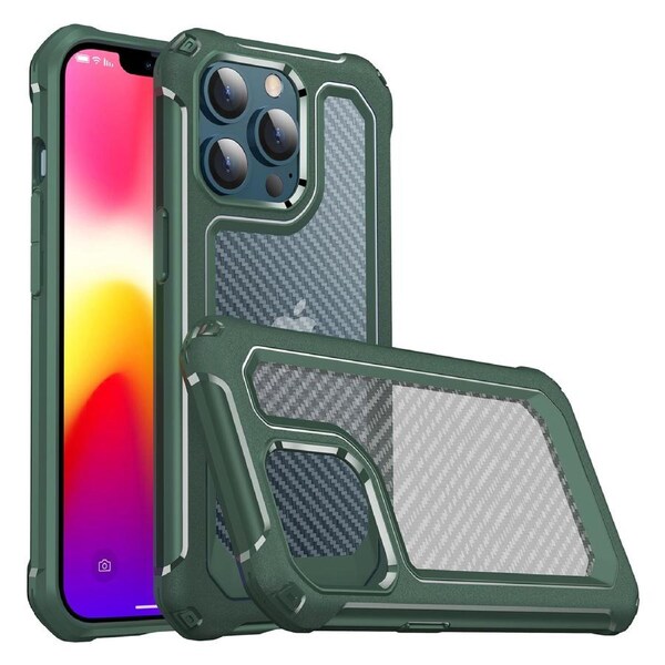 ZUSLAB iPhone 13 Case 6.1" Xtreme Defend Shockproof Military Grade Protection Protective Cover for Apple - Green