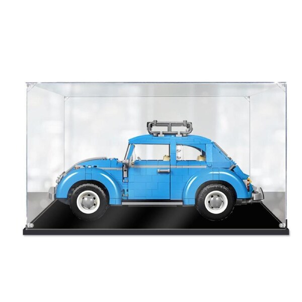Acrylic Display Case for LEGO 10252 CREATOR Volkswagen Beetle Figure Storage Box Dust Proof Glue Free