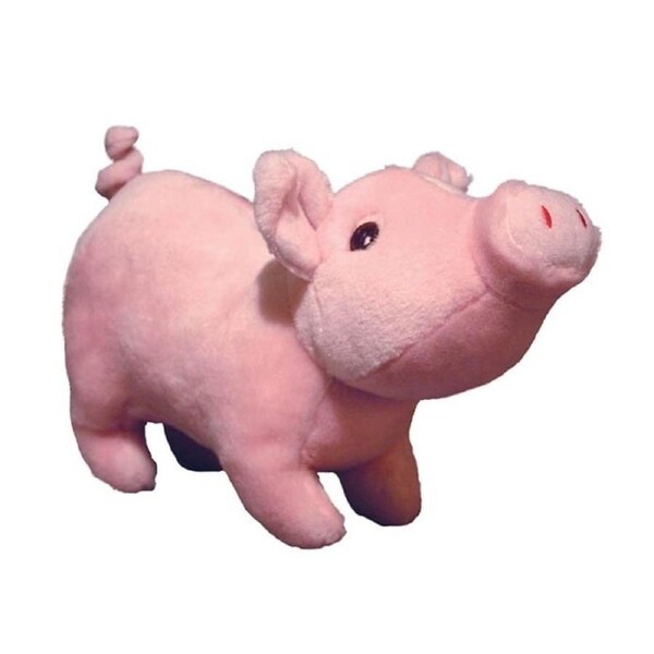 Paisley Piglet Mighty Farm Dog Toy by Tuffy 32cm x 10cm x 17.5cm
