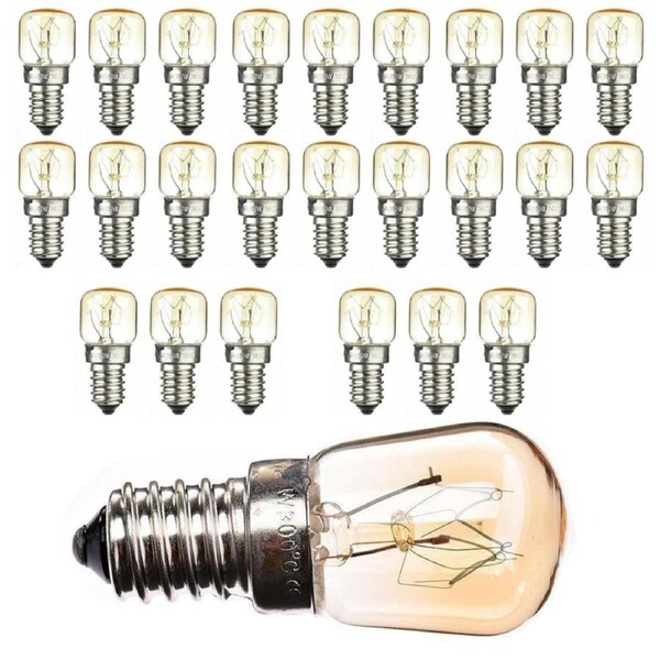 20Pcs Himalayan Salt Globe Bulb 15W Light Bulbs Heat Resisting Lamp