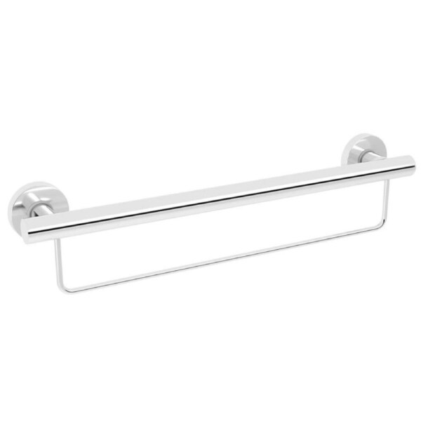 Evekare Bathroom Wall Mobility Towel Rail Bar Rack/Holder 600mm Stainless Steel
