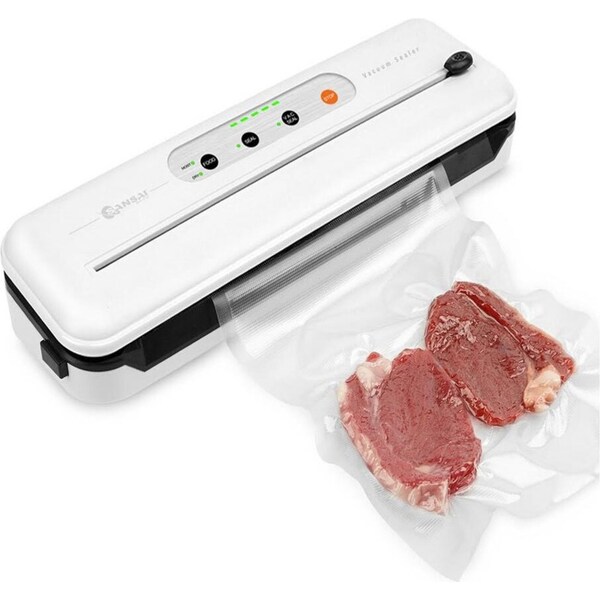 Sansai Electric Vacuum Sealer 60kPa Powerful Suction f/ Food Locks In Freshness