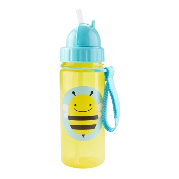 Skip Hop Zoo PP Straw Bottle 390ml - Bee