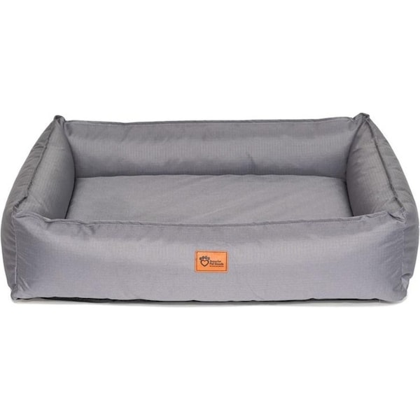 Superior Pet Goods 87x67x23cm Dog Lounger/Bed Indoor Ortho Ripstop Small Grey