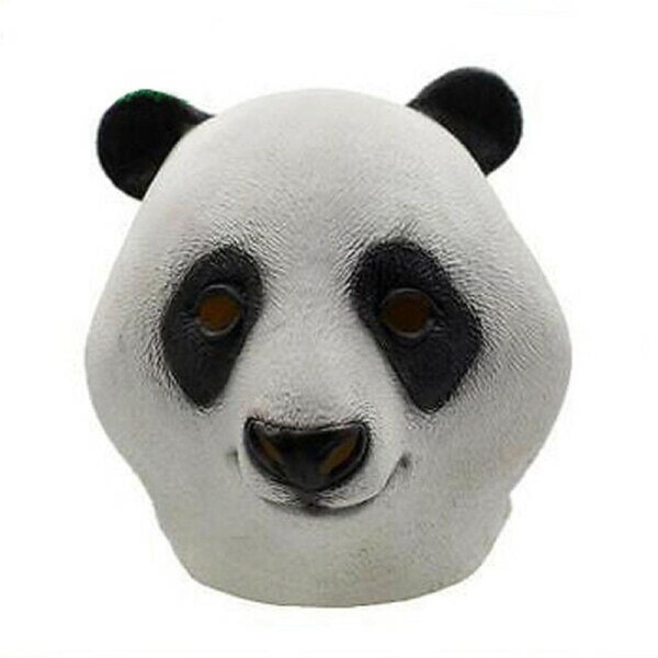 Halloween Mask & Costume Theater Latex Mask Creepy Dog Horse Head Mask Animal Party Toy Panda