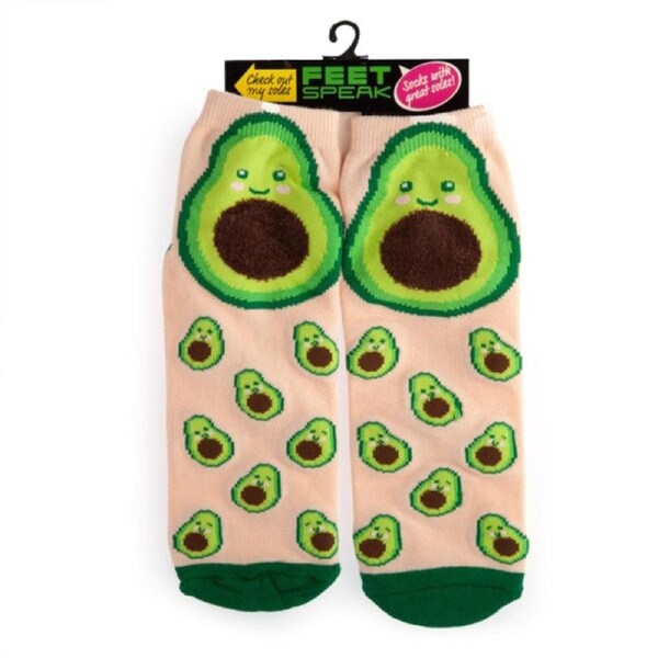 Avocado Feet Speak Socks