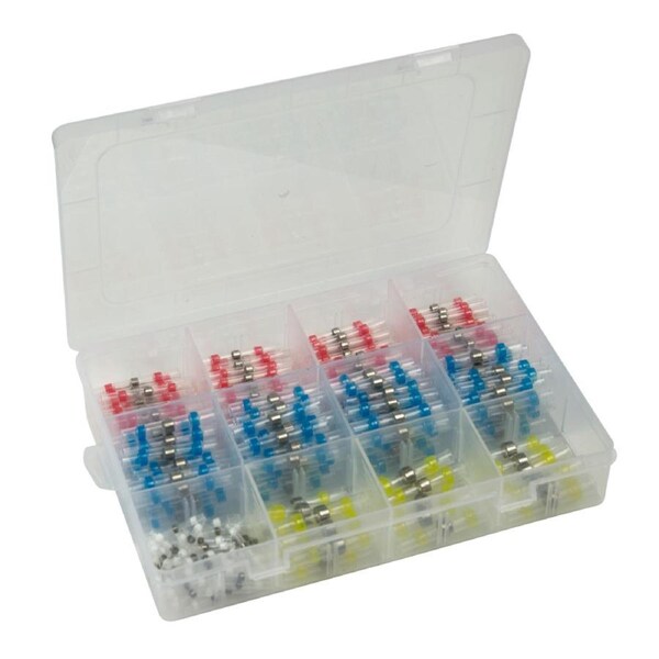 250PCS Waterproof Solder Seal Sleeve Heat Shrink Butt Wire Connectors Terminals