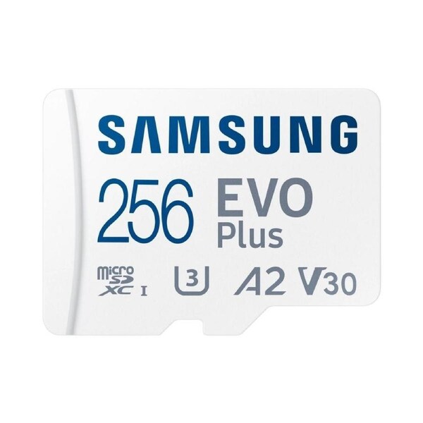 Samsung EVO Plus 256GB Micro SD Card with SD Adapter
