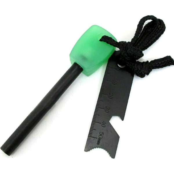 Ozoffer 2x 8mm Flint Rod Camping Survival Fire Starter Lighter FULL Magnesium Rod