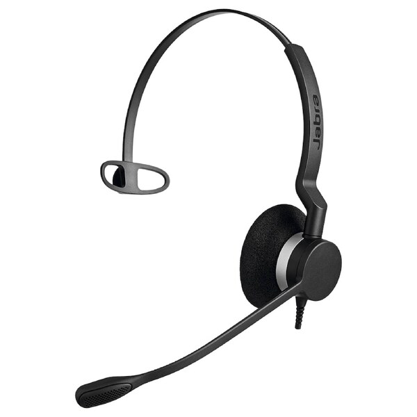 Jabra Corded Biz 2300 MS Mono USB-C Wired Headset w/Noise-Cancelling Microphone